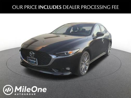 Jet Black Mica 2026 Mazda Mazda3 FWD w/Preferred Package