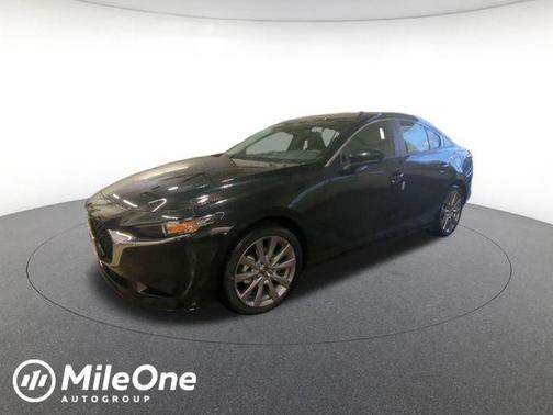 Jet Black Mica 2026 Mazda Mazda3 FWD w/Preferred Package