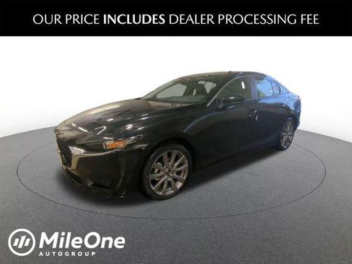 Jet Black Mica 2026 Mazda Mazda3 FWD w/Preferred Package