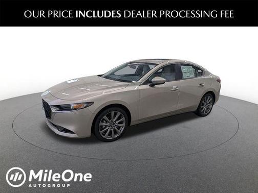 Platinum Quartz Metallic 2026 Mazda Mazda3 FWD w/Preferred Package