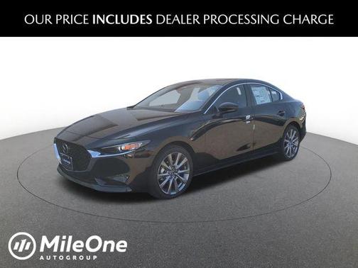 Jet Black Mica 2026 Mazda Mazda3 FWD w/Preferred Package