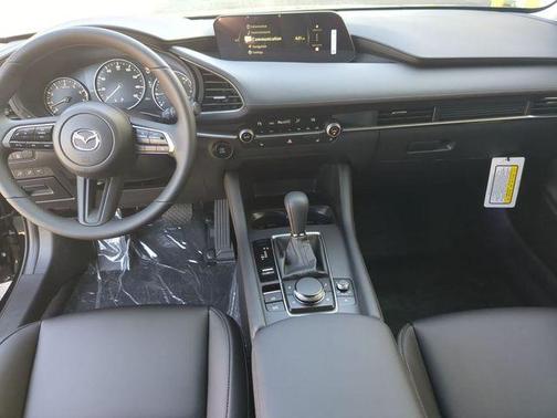 Jet Black Mica 2026 Mazda Mazda3 FWD w/Preferred Package