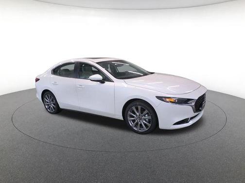 Snowflake White Pearl 2026 Mazda Mazda3 FWD w/Preferred Package