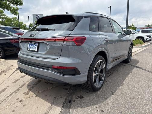 Pebble Gray 2024 Audi Q4 e-tron 50 Premium Plus