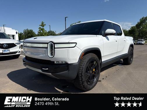 Glacier White 2022 Rivian R1T Launch Edition