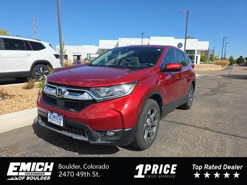 Red 2019 Honda CR-V EX-L