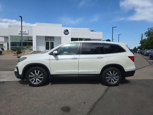 White 2019 Honda Pilot EX-L w/Navigation/RES