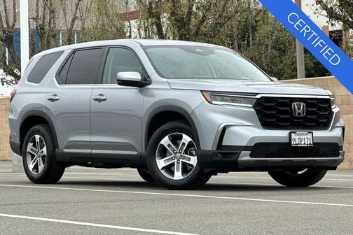 Modern Steel Metallic 2024 Honda Pilot EX-L 7 Passenger