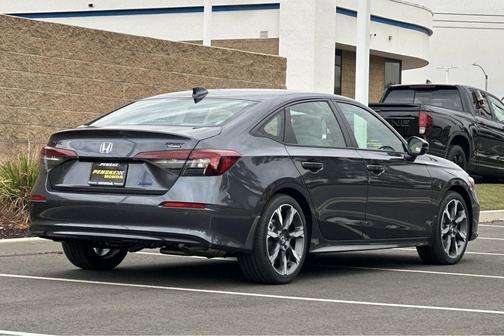 Meteorite Gray Metallic 2026 Honda Civic Hybrid Sport Touring