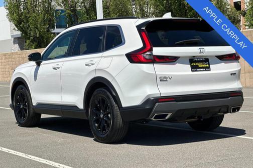 Platinum White Pearl 2025 Honda CR-V Hybrid Sport FWD