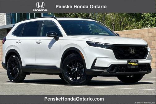 Platinum White Pearl 2025 Honda CR-V Hybrid Sport FWD