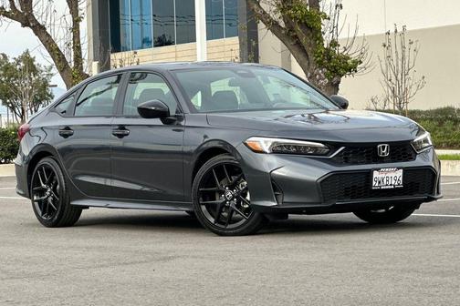 Meteorite Gray Metallic 2026 Honda Civic Hybrid Sport