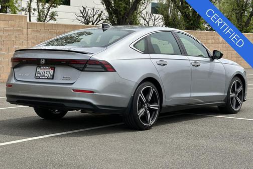Lunar Silver Metallic 2023 Honda Accord Hybrid Sport