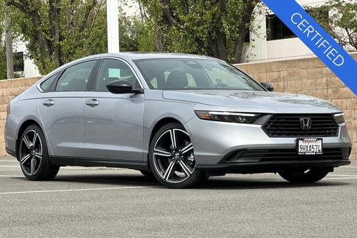 Lunar Silver Metallic 2023 Honda Accord Hybrid Sport