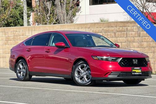 Radiant Red Metallic 2024 Honda Accord EX