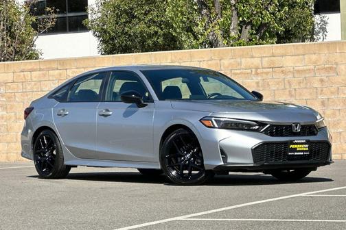 Gray 2025 Honda Civic Sport