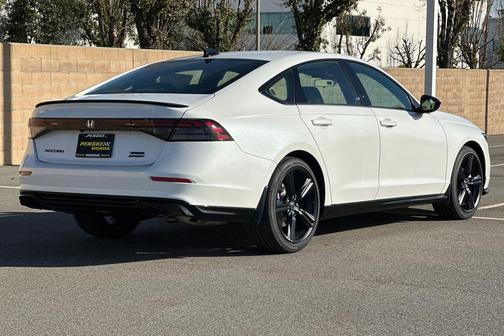 Platinum White Pearl 2026 Honda Accord Hybrid Sport-L