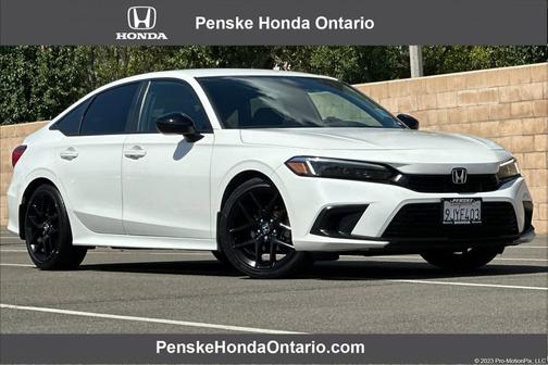 Platinum White Pearl 2023 Honda Civic
