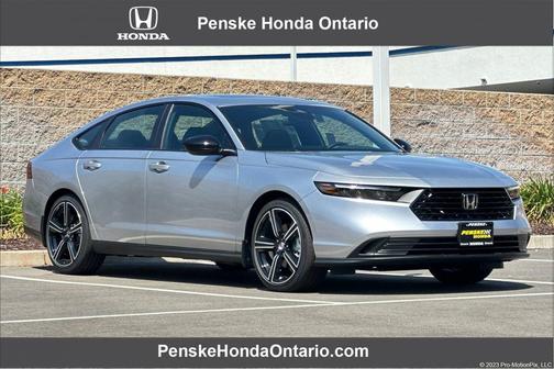 Solar Silver Metallic 2026 Honda Accord Hybrid Sport