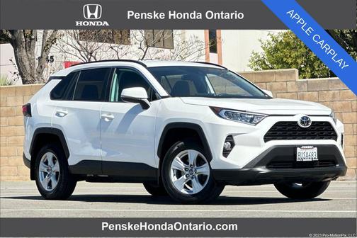 Super White 2021 Toyota RAV4 XLE