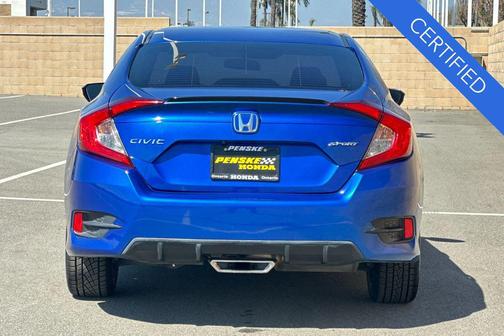 Aegean Blue Metallic 2021 Honda Civic Sport