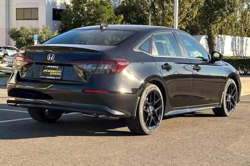 Crystal Black Pearl 2026 Honda Civic Hybrid Sport Touring