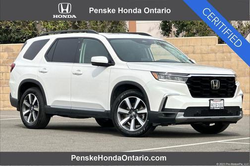 Platinum White Pearl 2023 Honda Pilot AWD Elite