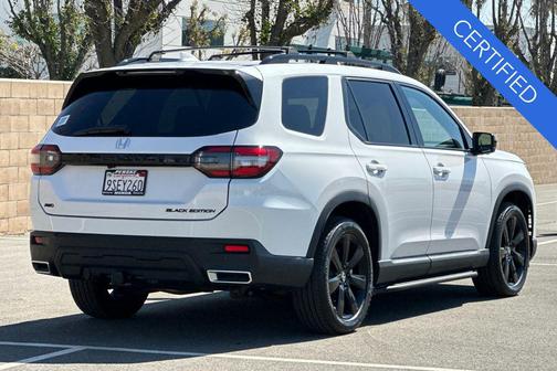 Platinum White Pearl 2025 Honda Pilot Black Edition