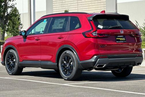 Radiant Red Metallic 2026 Honda CR-V Hybrid Sport-L FWD