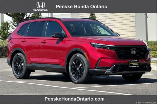 Radiant Red Metallic 2026 Honda CR-V Hybrid Sport-L FWD