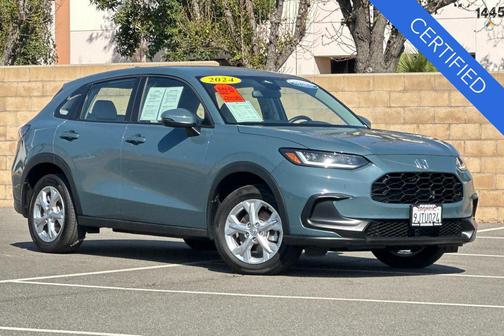 Blue 2024 Honda HR-V LX