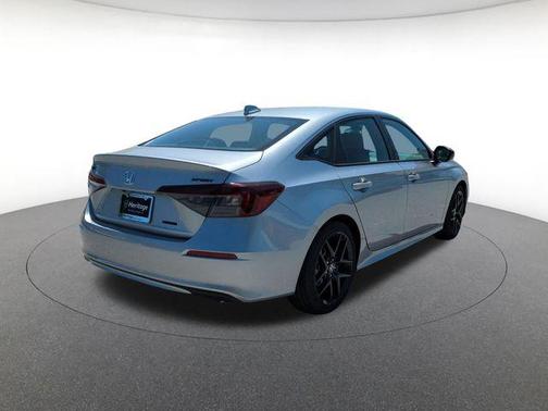 Solar Silver Metallic 2026 Honda Civic Hybrid Sport