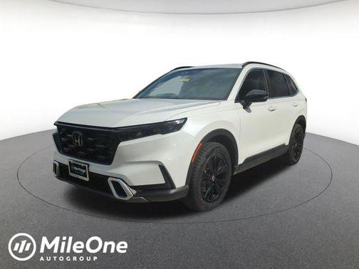 Platinum White 2023 Honda CR-V Hybrid Sport Touring AWD