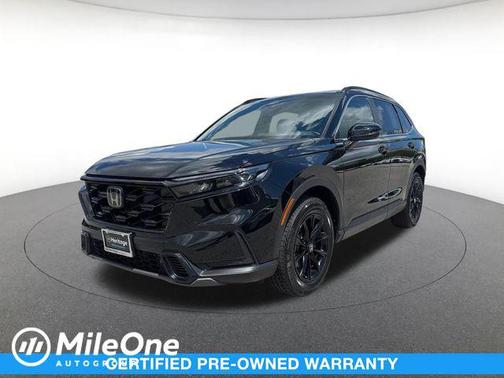 Crystal Black Pearl 2025 Honda CR-V Hybrid Sport AWD