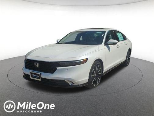 Platinum White 2026 Honda Accord Hybrid Touring