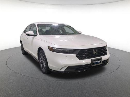 Platinum White Pearl 2026 Honda Accord Hybrid EX-L