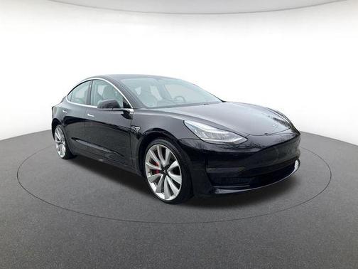 Solid Black 2019 Tesla Model 3 Long Range