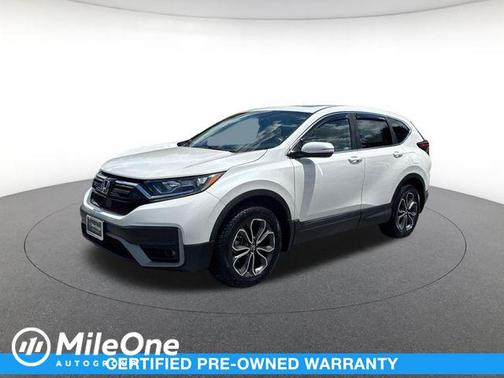 Platinum White 2021 Honda CR-V AWD EX-L