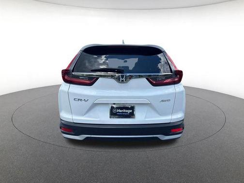 Platinum White 2021 Honda CR-V AWD EX-L