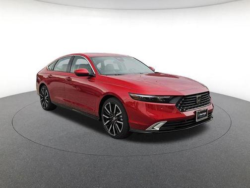 Radiant Red 2026 Honda Accord Hybrid Touring