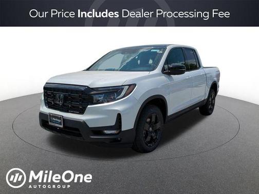 Platinum White 2026 Honda Ridgeline Black