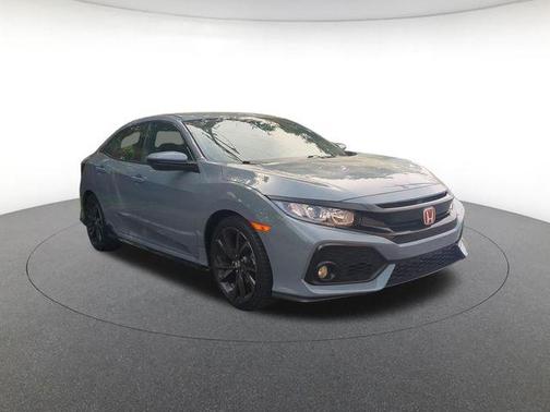 Aegean Blue 2018 Honda Civic Sport