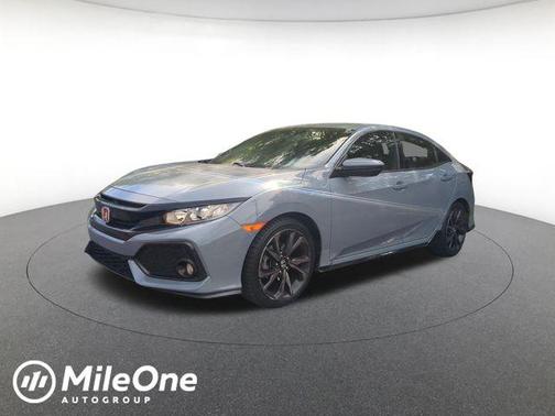 Aegean Blue 2018 Honda Civic Sport