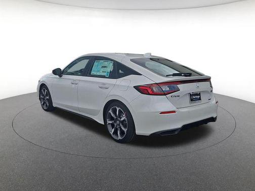 Platinum White 2026 Honda Civic Hybrid Sport Touring