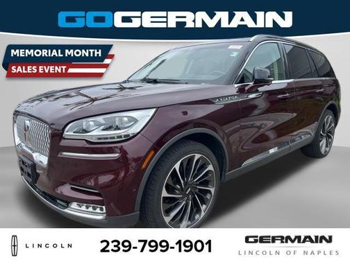 Burgundy 2022 Lincoln Aviator Reserve AWD