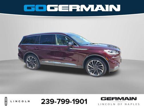 Burgundy 2022 Lincoln Aviator Reserve AWD
