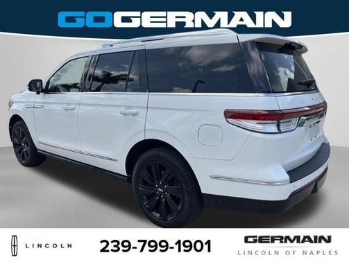 Pristine White Metallic Tri-Coat 2024 Lincoln Navigator Reserve