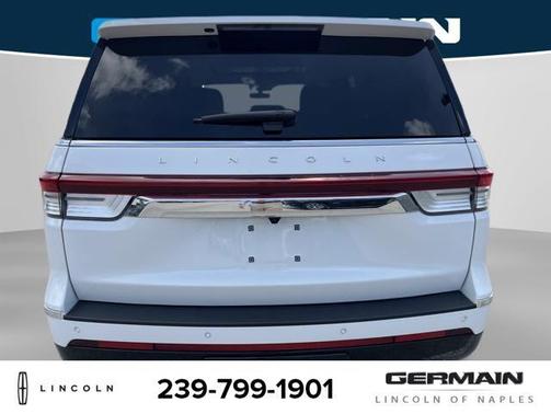 Pristine White Metallic Tri-Coat 2024 Lincoln Navigator Reserve