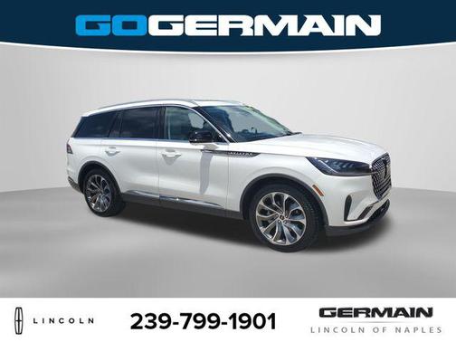 Pristine White Metallic Tri-Coat 2026 Lincoln Aviator Reserve
