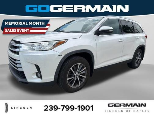 Blizzard Pearl 2019 Toyota Highlander XLE